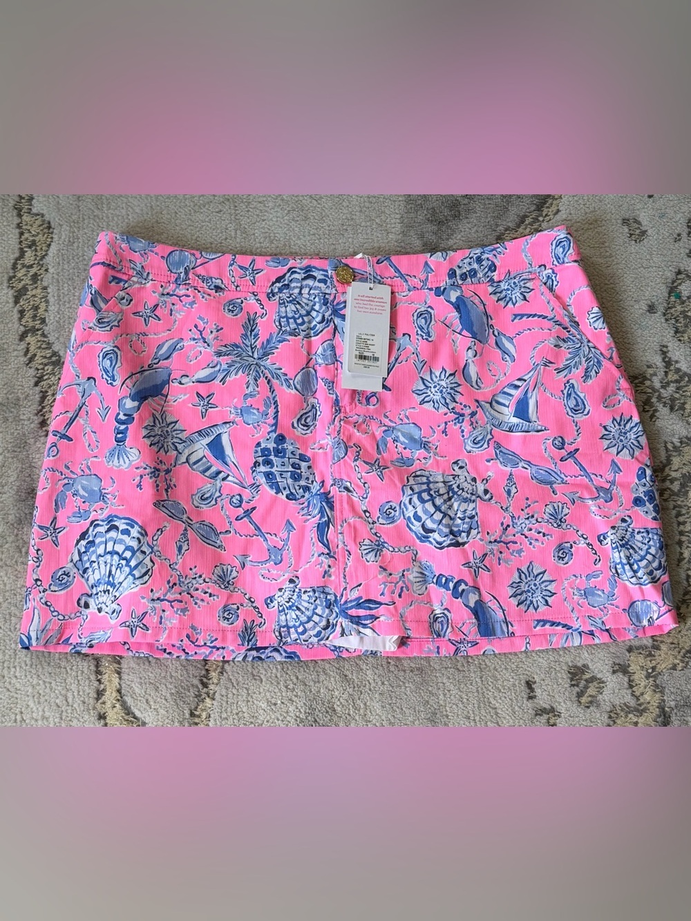 NWT Lilly Pulitzer Colette Mini Skort Sz 16